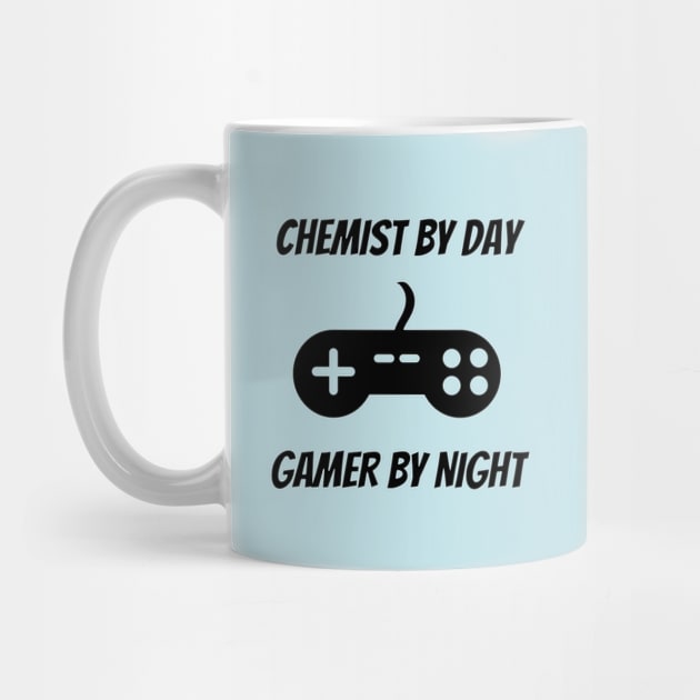 Chemist By Day Gamer By Night by Petalprints